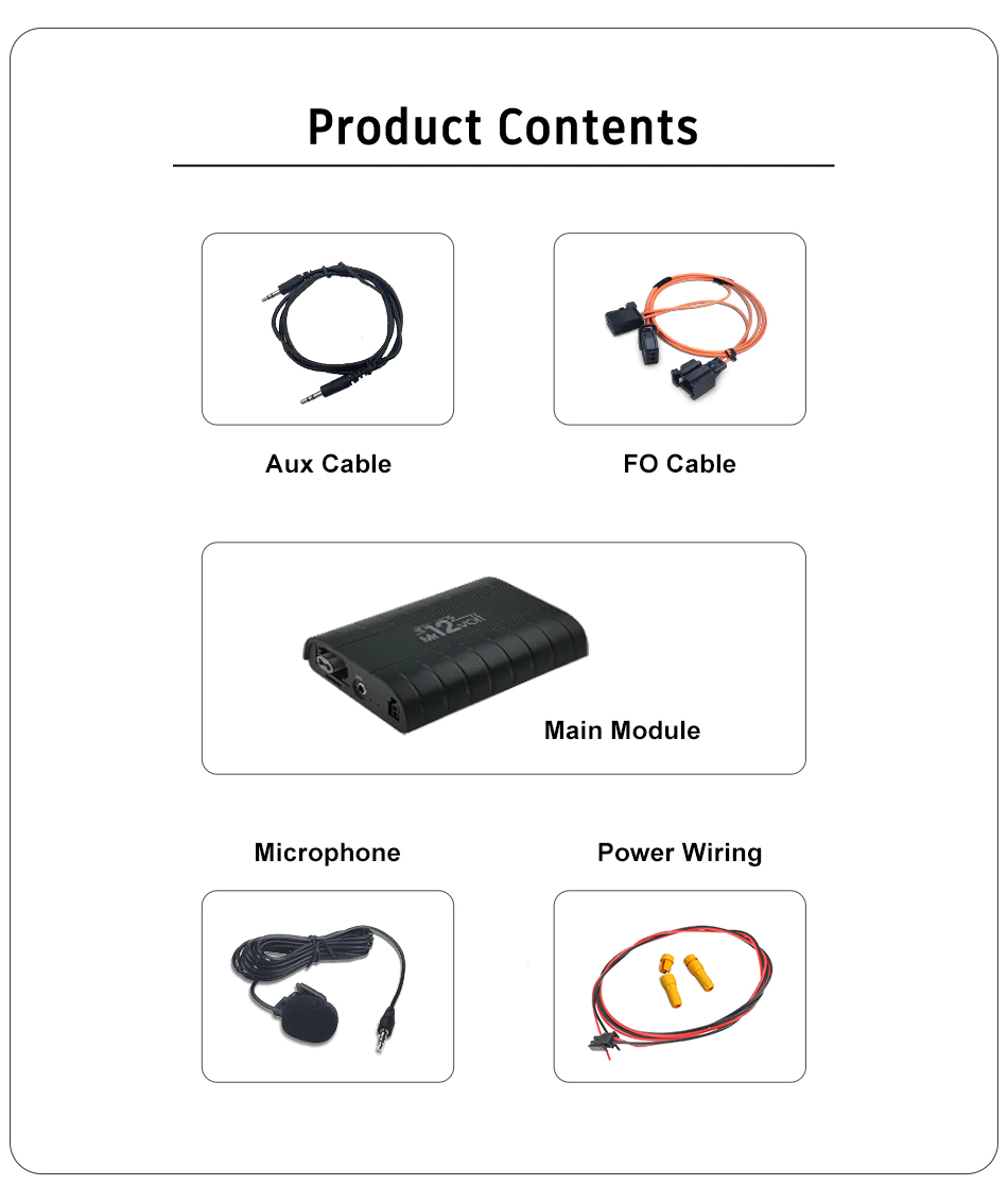 MOST Bluetooth Adapter for Volvo C30 C70 V40 V80 XC90 XC70