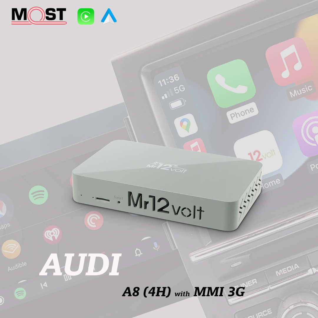 Audi MMI 3G 3G+ CarPlay & AA Interface A8 (4H) DSP OEM Mic Support