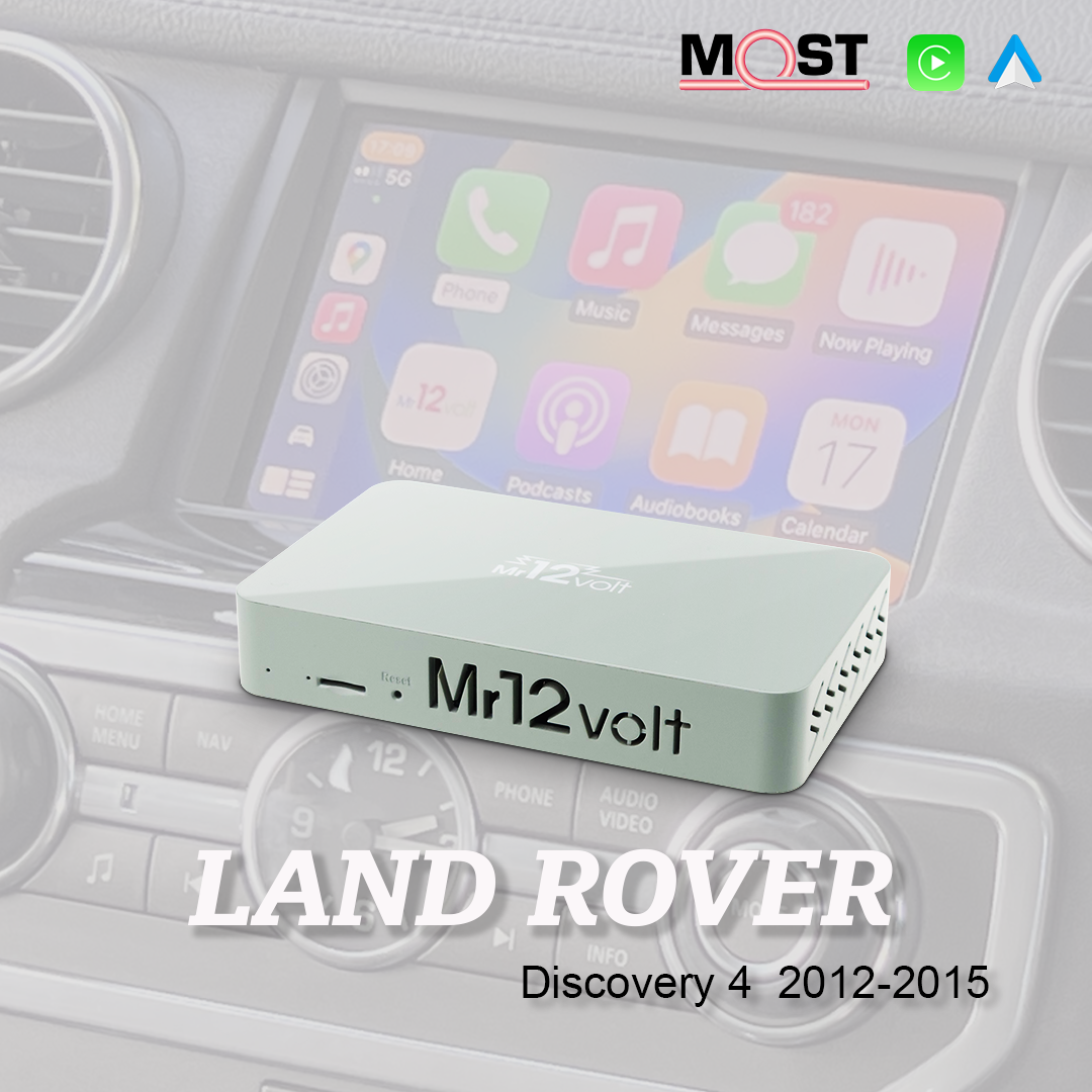 Land Rover Discovery 4 2012 - 2015 / Range Rover Sports 2012 MOST Bus CarPlay & AA Interface OEM mic support