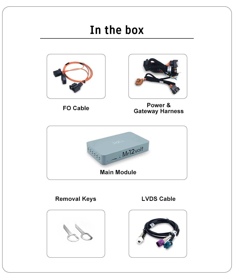Audi MMI 3G 3G+ CarPlay & AA Interface A4 A5 A6 A7 Q5 Q7 DSP OEM Mic Support