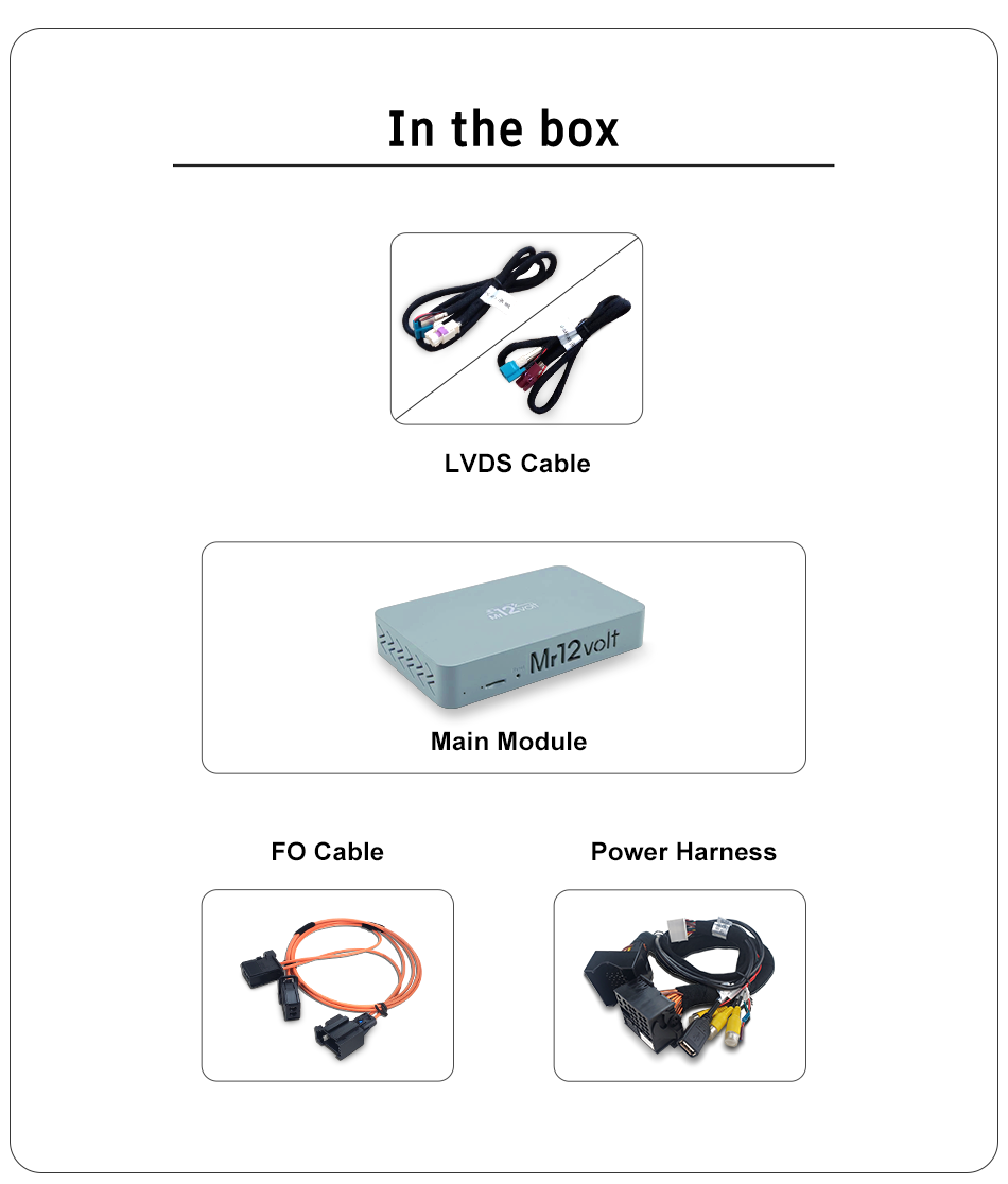 High-End BMW NBT MOST Bus CarPlay &amp; AA Interface with OEM mic support + TV enabler