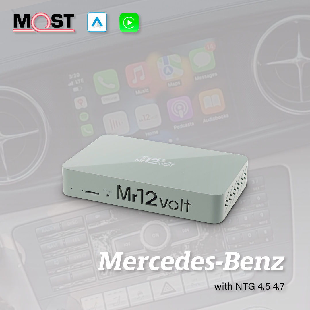 High End Mercedes Benz MOST bus NTG 4.5 4.7 CarPlay & AA Interface