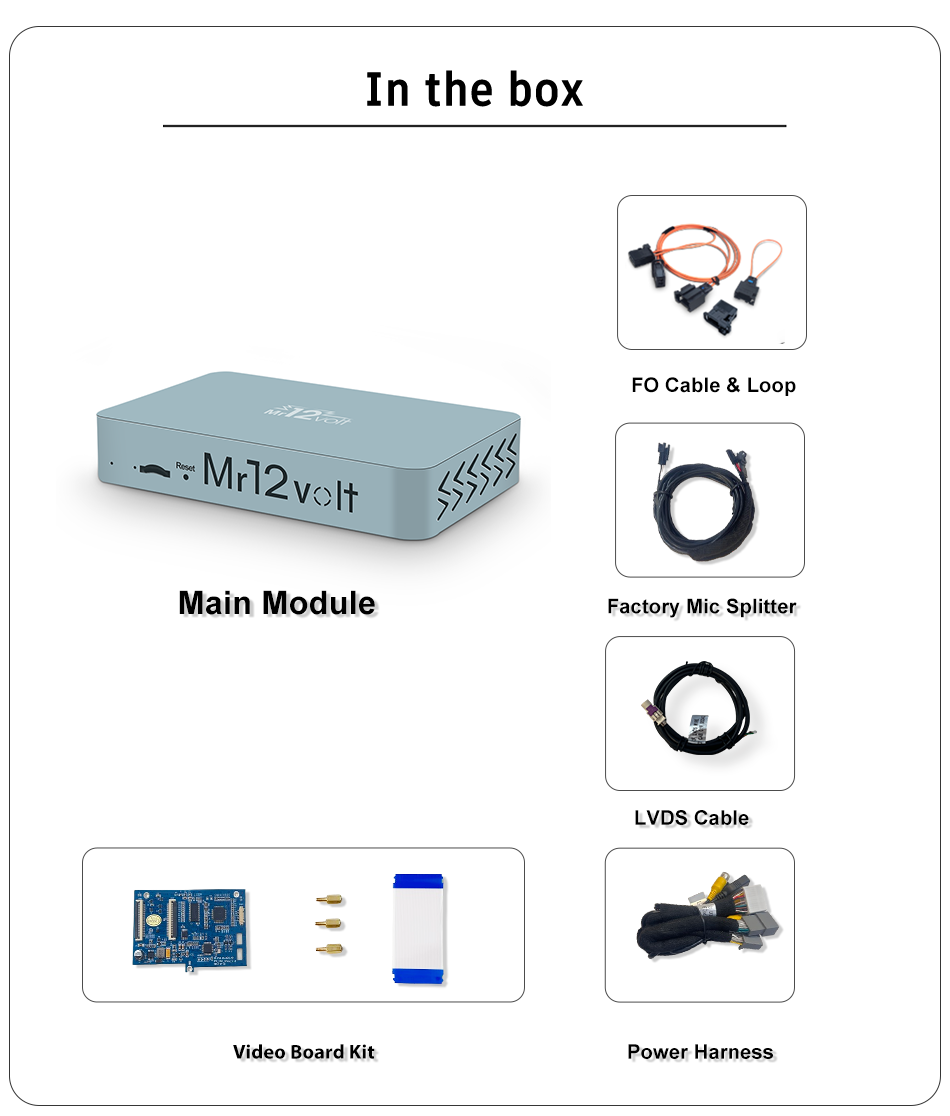 Land Rover Discovery 4 2012 - 2015 / Range Rover Sports 2012 MOST Bus CarPlay & AA Interface OEM mic support
