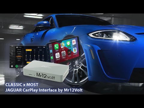 Jaguar High End Audio MOST Bus CarPlay & AA Interface OEM mic support XF XFR XKR