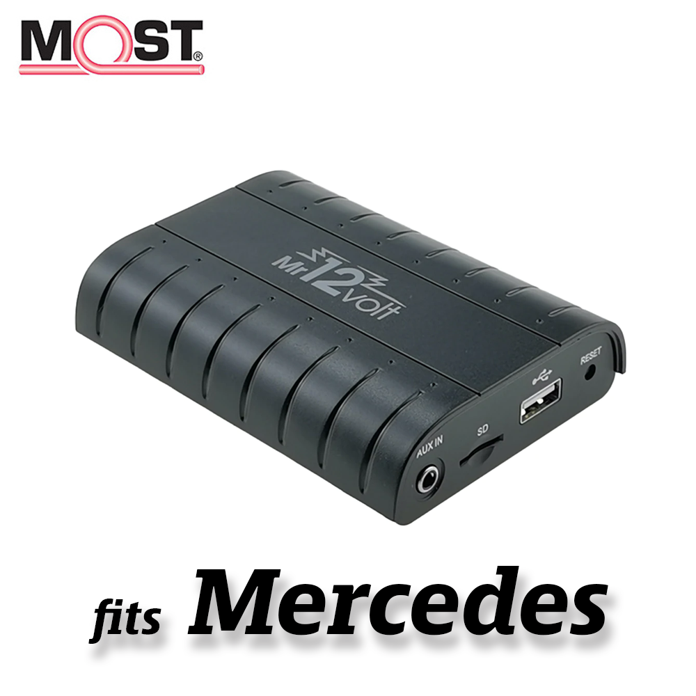 MOST Bus Bluetooth Audio HF fits Mercedes Benz NTG 1/2 APS50 Comand –  Mr12Volt Car Interface
