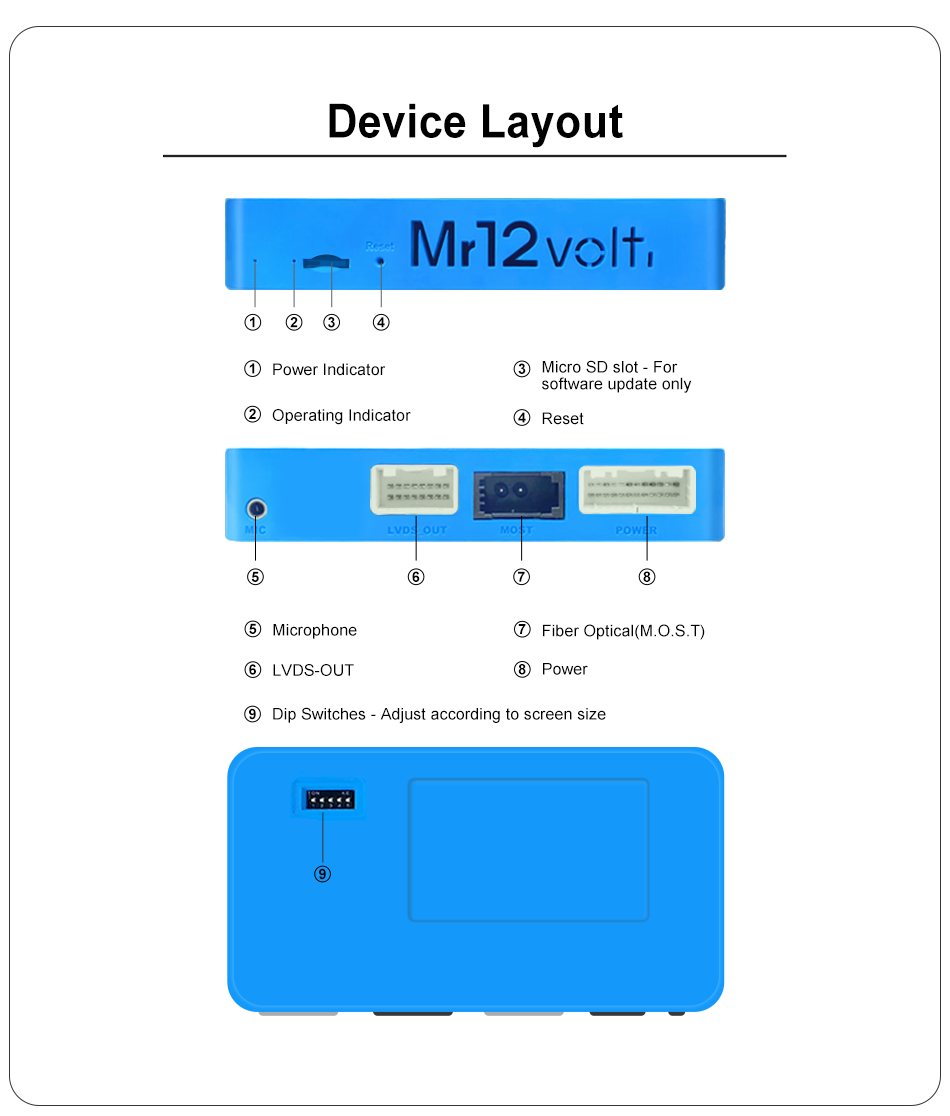 MOST Bus Audi MMI 2G High CarPlay & AA Interface A6 A8 Q7