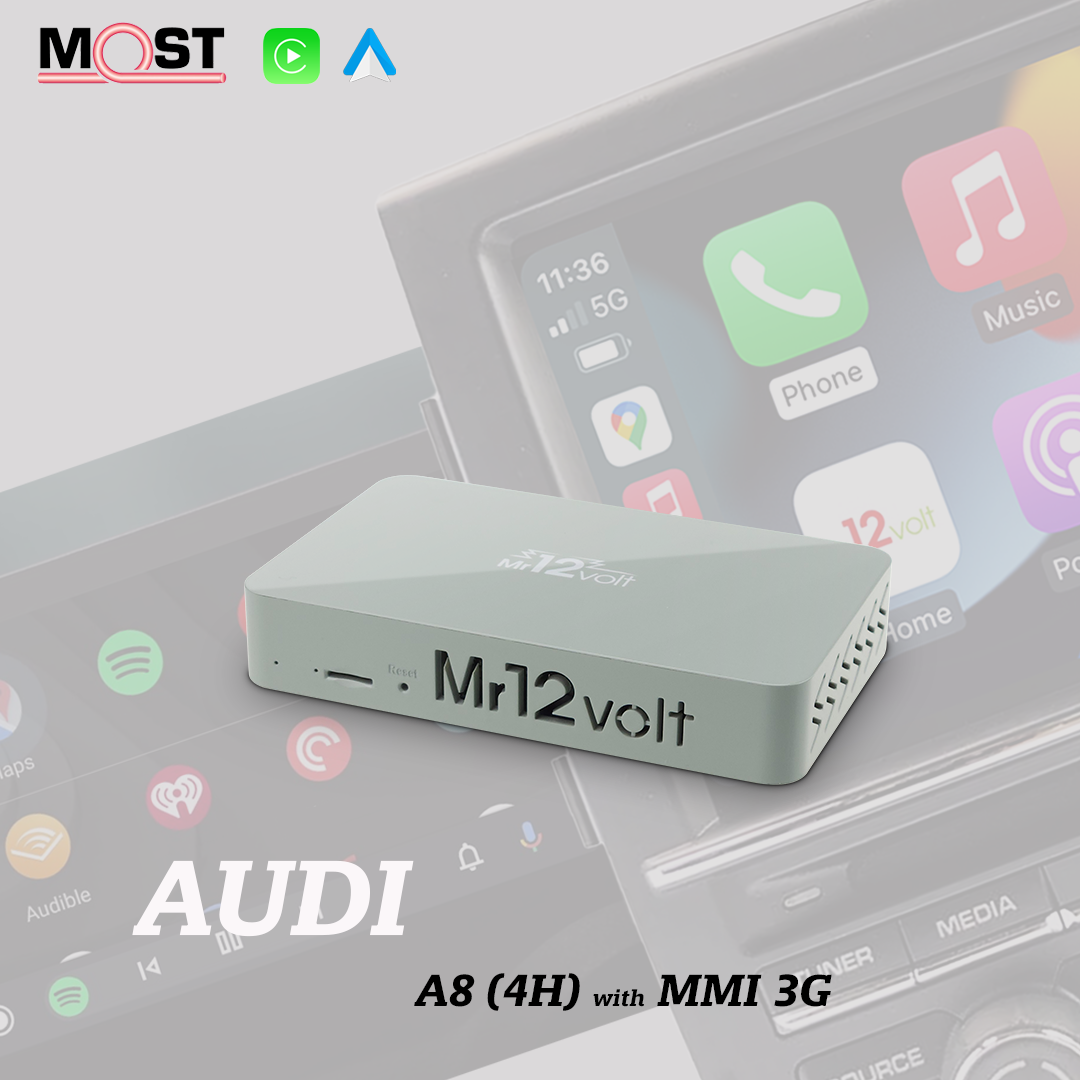 Audi MMI 3G 3G+ CarPlay &amp; AA Interface A8 (4H) DSP OEM Mic Support