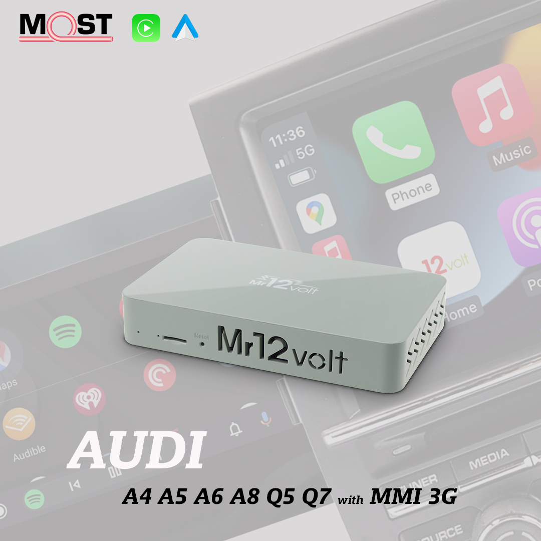 Audi MMI 3G 3G+ CarPlay &amp; AA Interface A4 A5 A6 A7 Q5 Q7 DSP OEM Mic Support