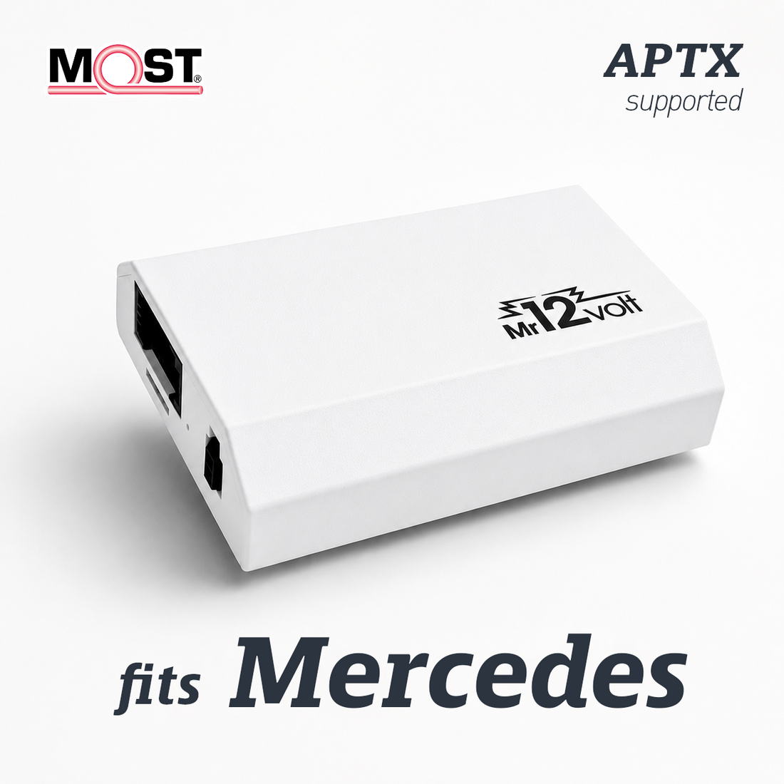 Mercedes Benz NTG 1/2 APS50 Comand Bluetooth Adapter APTX HD MOST Fiber Optic