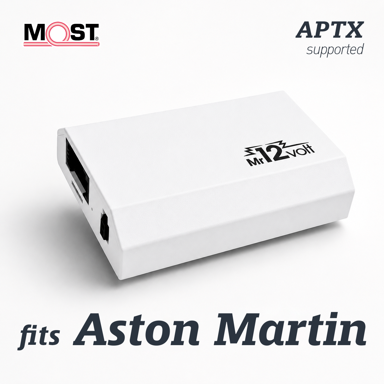 Aston Martin DB9 Vantage Vanquish S Bluetooth Adapter APTX HD MOST Fiber Optic