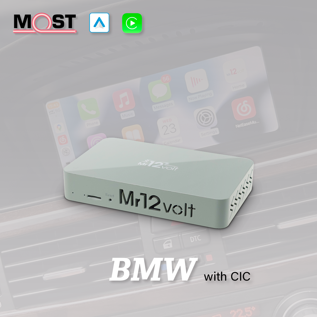 MOST Bus BMW CIC CarPlay &amp; AA Interface with OEM microphone support