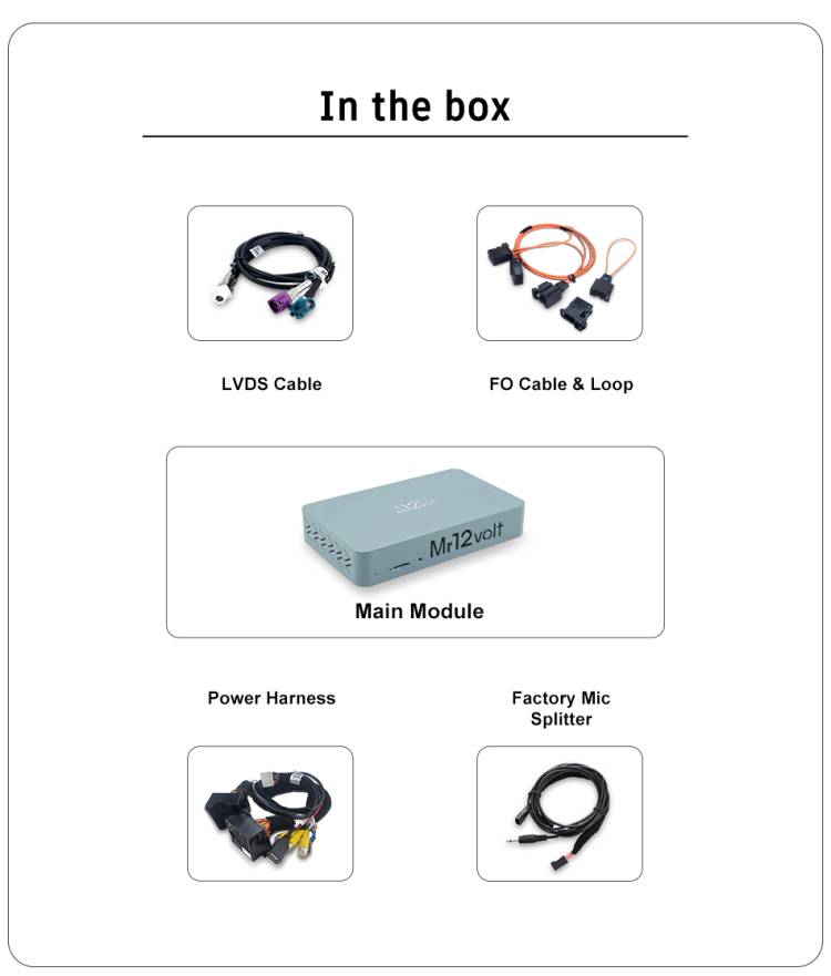 MOST Bus BMW CIC CarPlay &amp; AA Interface with OEM microphone support