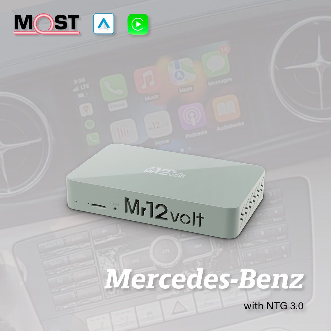 High End Mercedes Benz W221 NTG3.0 CarPlay &amp; AA Interface MOST bus (2006-2008 pre-facelift)