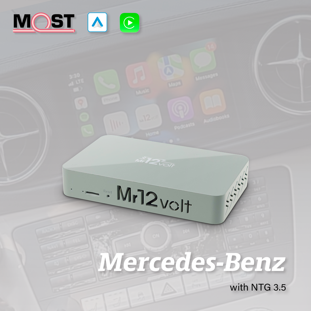 High End Mercedes Benz CarPlay &amp; AA Interface W221 NTG3.5 MOST Bus (2009-2012 facelift)