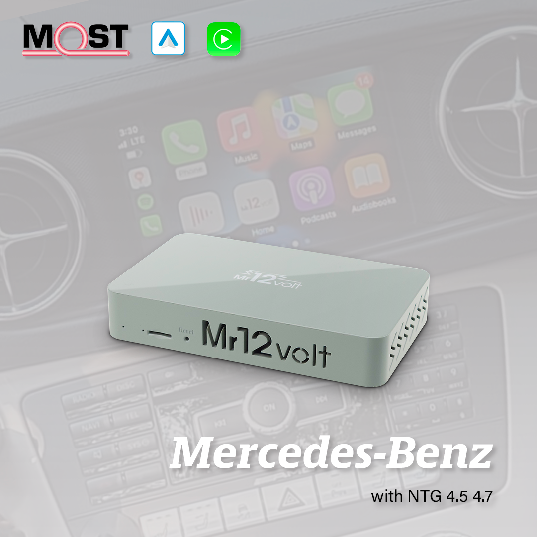 High End Mercedes Benz MOST bus NTG 4.5 4.7 CarPlay &amp; AA Interface