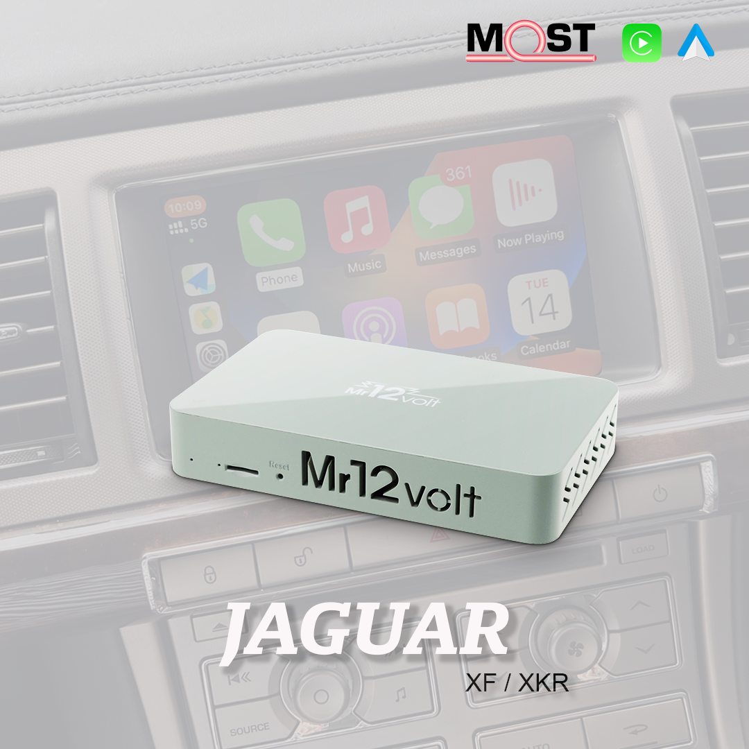 Jaguar High End Audio MOST Bus CarPlay &amp; AA Interface OEM mic support XF XKR