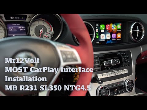 High End Mercedes Benz MOST bus NTG 4.5 4.7 CarPlay &amp; AA Interface