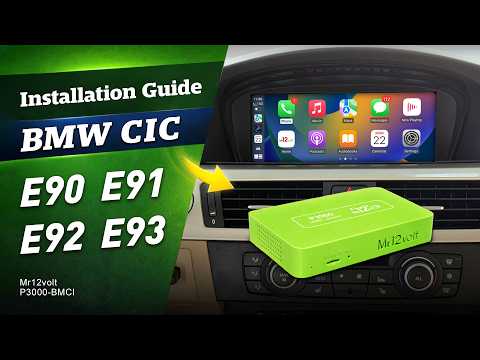 BMW CIC Wireless Apple CarPlay Android Auto MOST Interface