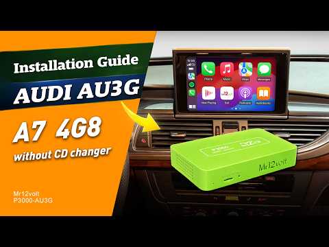 Audi MMI 3G / 3G+ Wireless CarPlay Android Auto MOST Interface A8 D4 / 4H