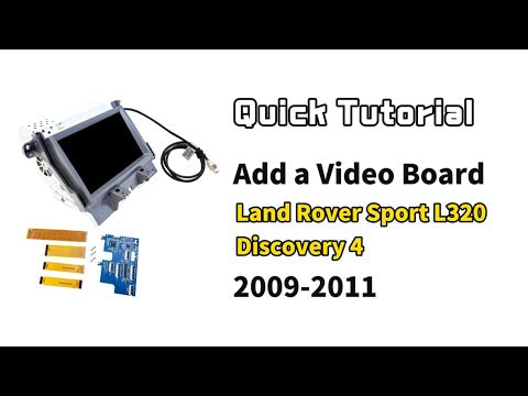 Range Rover Sport L320 / Discovery 4 LR4  Wireless CarPlay Android Auto MOST Interface 2009-2011