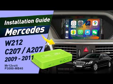 High End Mercedes Benz NTG4.0 W212 Wireless CarPlay &amp; Android Auto MOST Interface