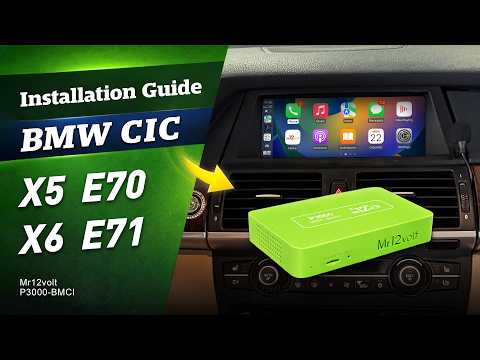 BMW CIC Wireless Apple CarPlay Android Auto MOST Interface
