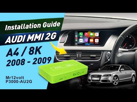 Audi MMI 2G A4 A5 Wireless Apple CarPlay Android Auto MOST Interface