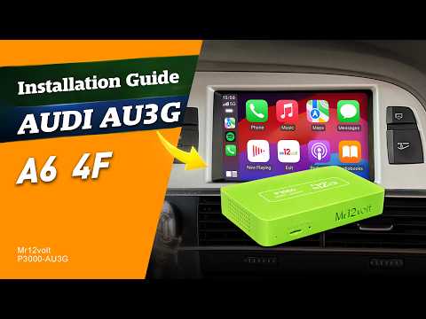 Audi MMI 3G / 3G+ Wireless CarPlay Android Auto MOST Interface A8 D4 / 4H