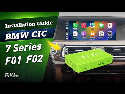 BMW CIC Wireless Apple CarPlay Android Auto MOST Interface