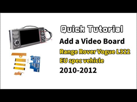 Range Rover L322 2009 - 2012 Wireless CarPlay Android Auto MOST Interface