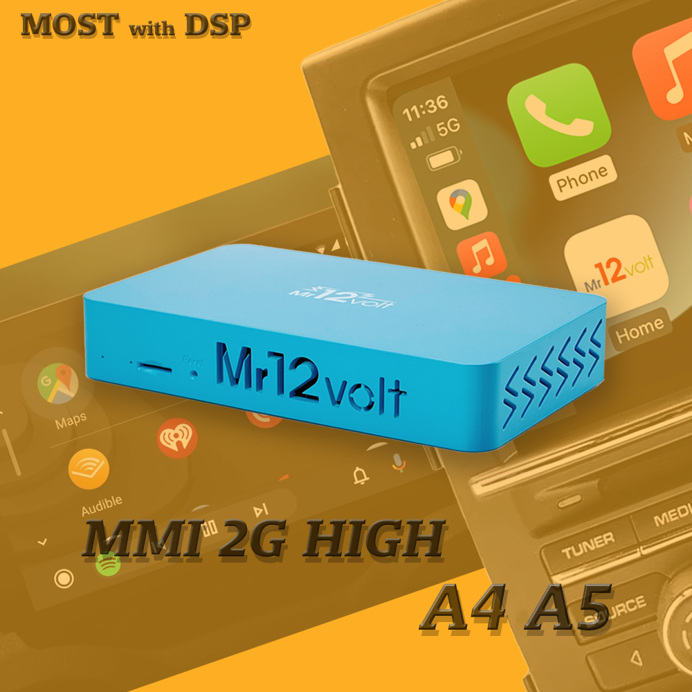 Audi A4 A5 MMI 2G High CarPlay & AA Interface DSP