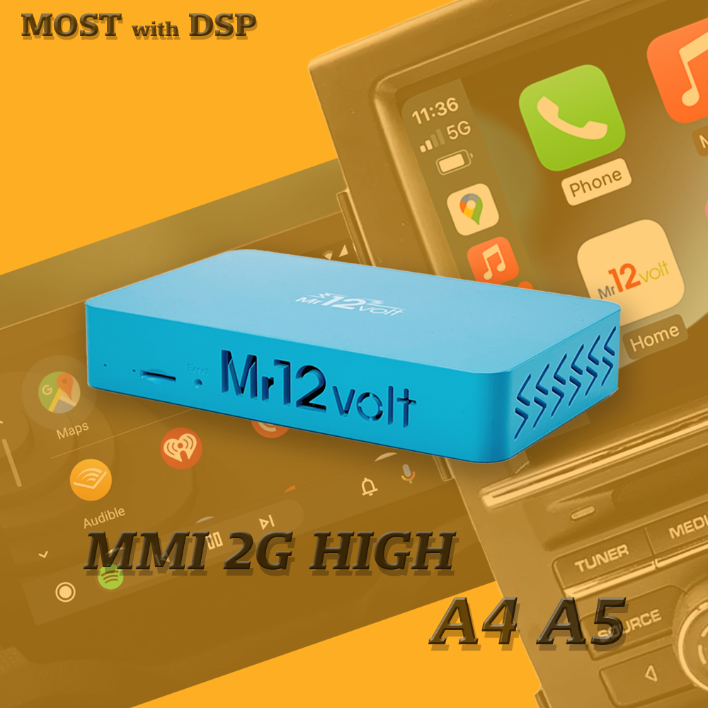 Audi A4 A5 MMI 2G High CarPlay &amp; AA Interface DSP