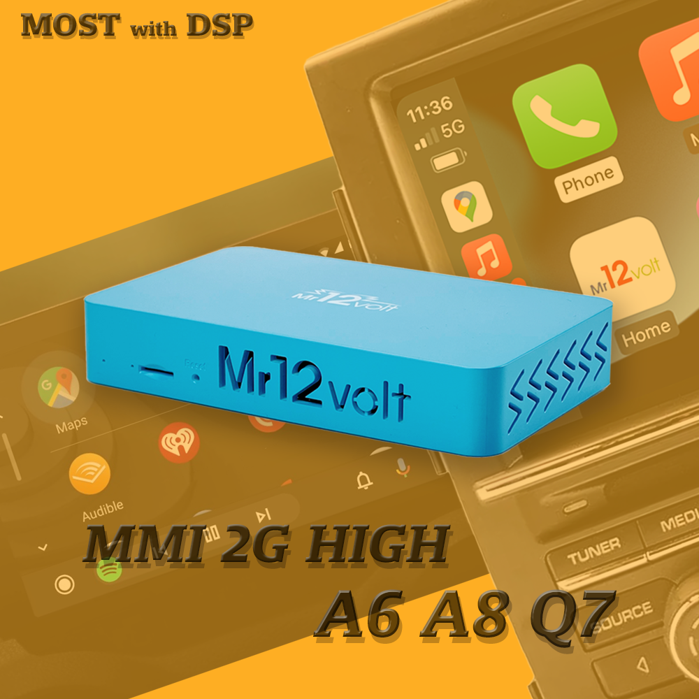 MOST Bus Audi MMI 2G High CarPlay & AA Interface A6 A8 Q7