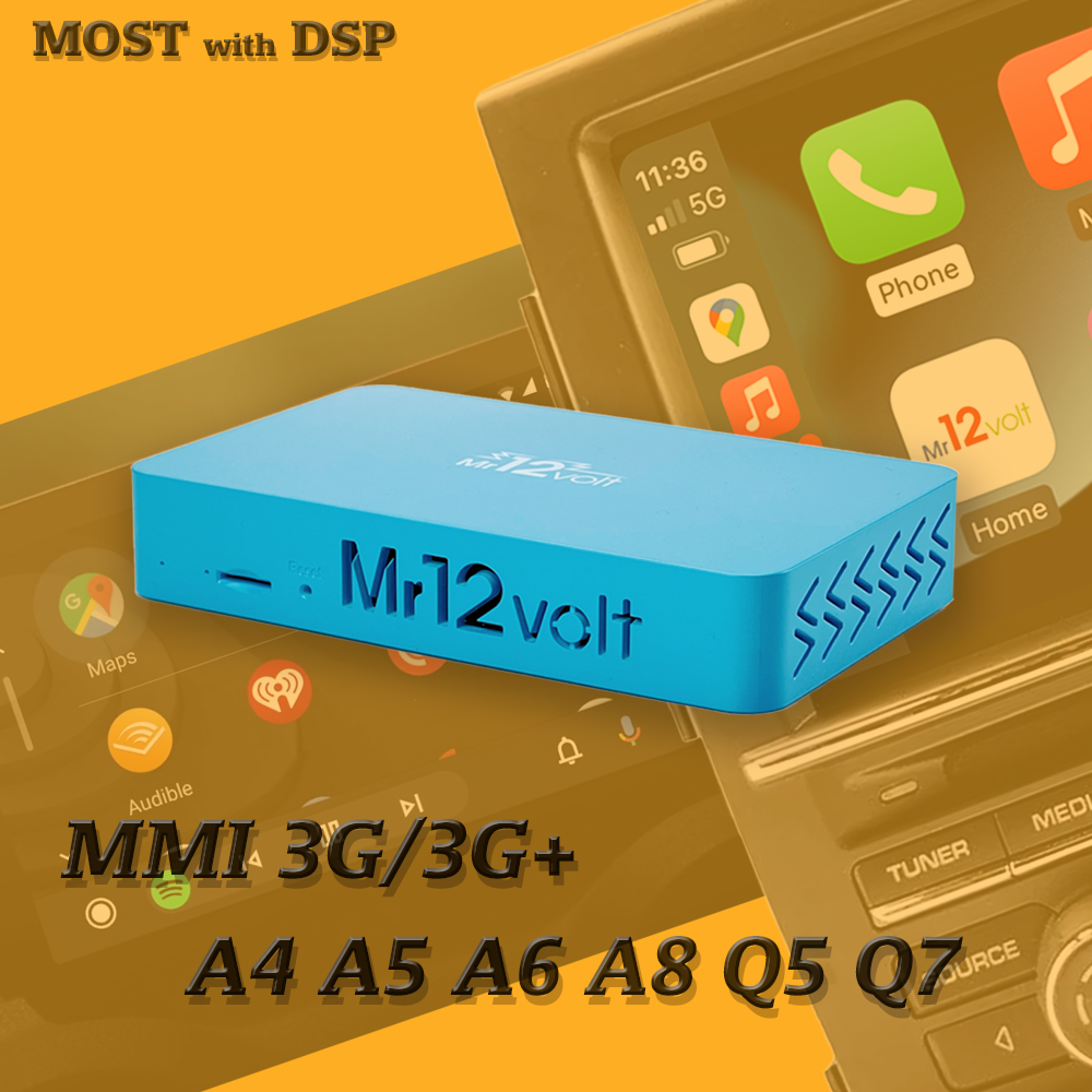 Audi MMI 3G 3G+ CarPlay &amp; AA Interface A4 A5 A6 A7 Q5 Q7 with DSP