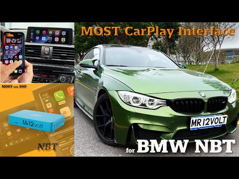 High-End BMW NBT MOST Bus CarPlay &amp; AA Interface with TV enabler